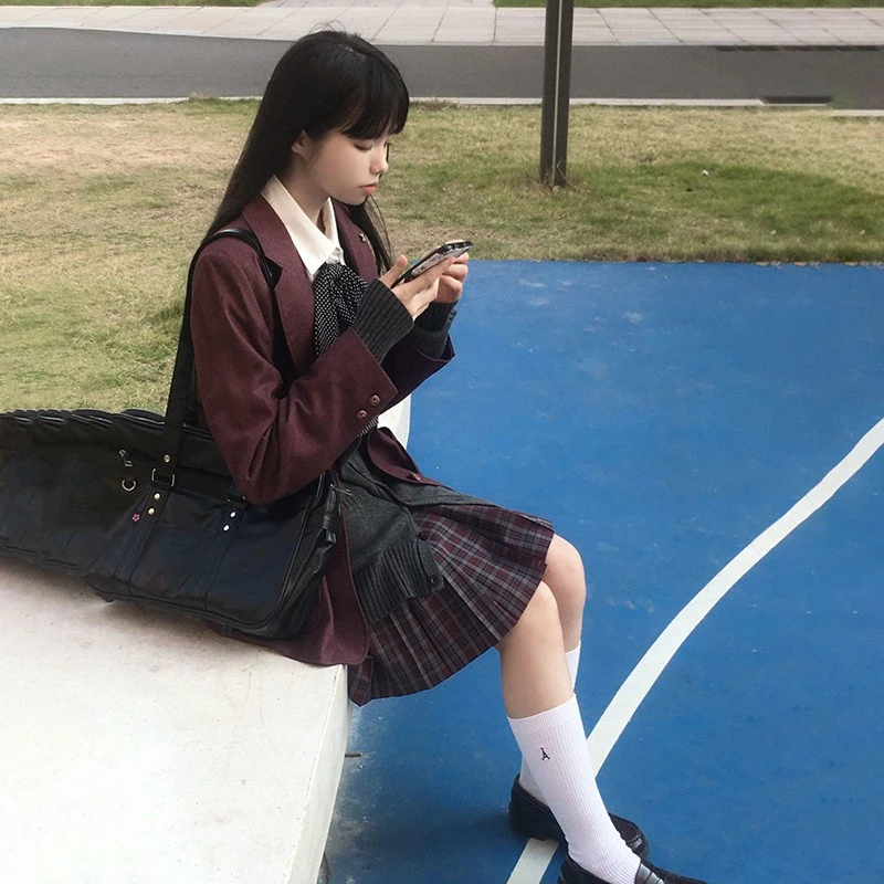 冬至jk格裙校供感