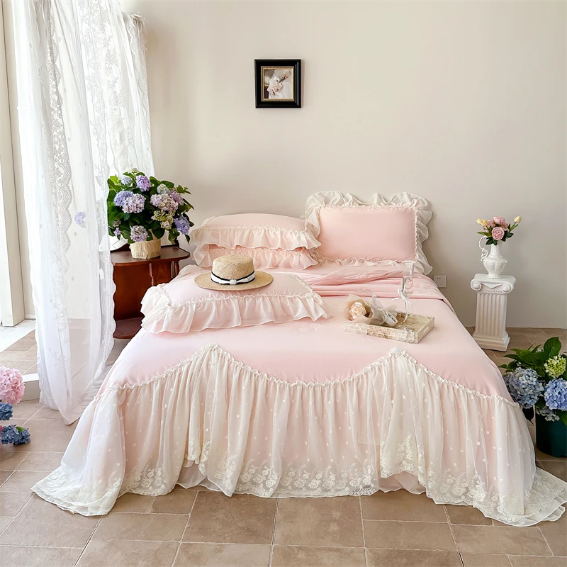 9夏凉被空调被冰丝凉感丝夏季可机洗单人双人被子公主床品四件套