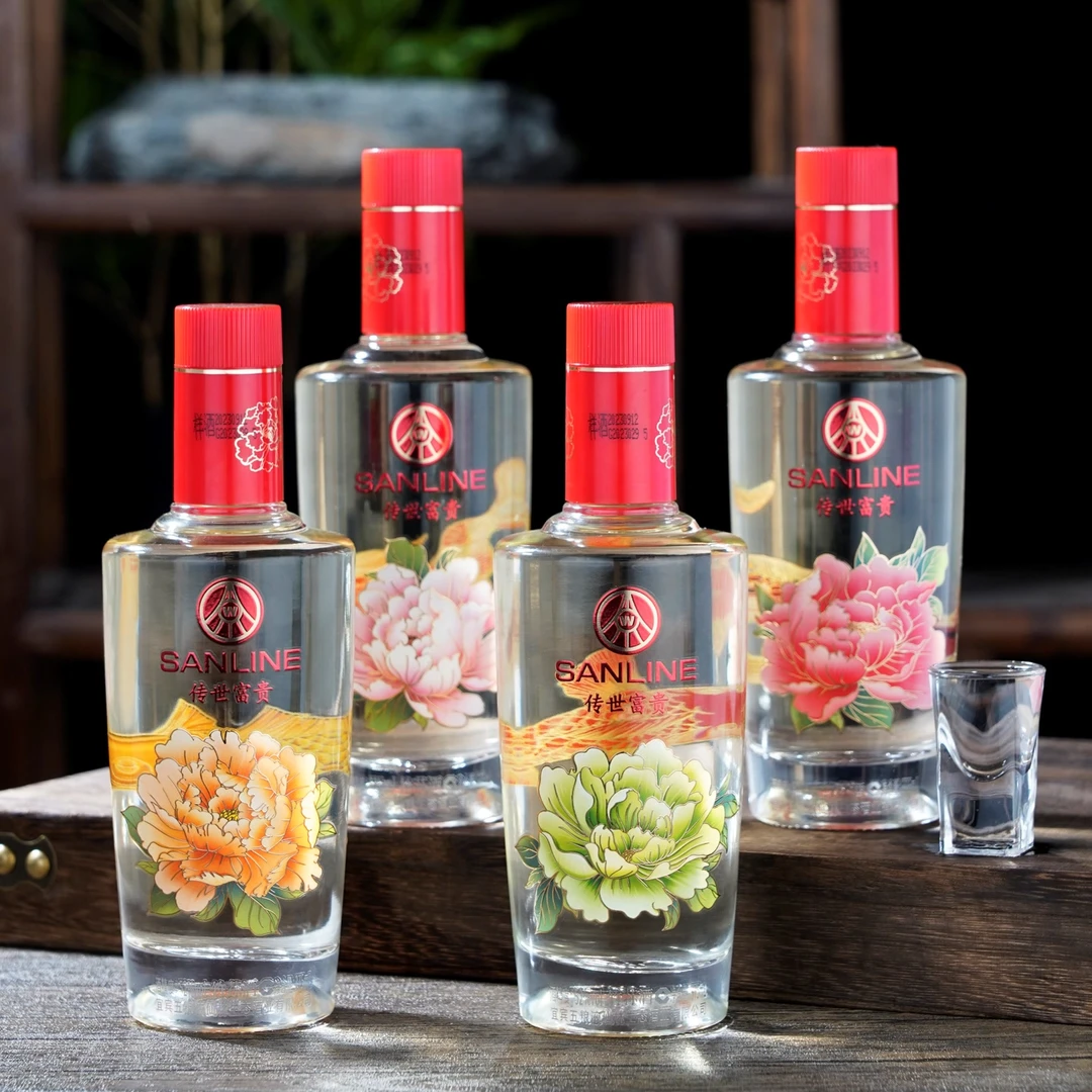 SANLINE/舒醺五粮液仙林生态出品 传世富贵 52度375ml*4瓶装