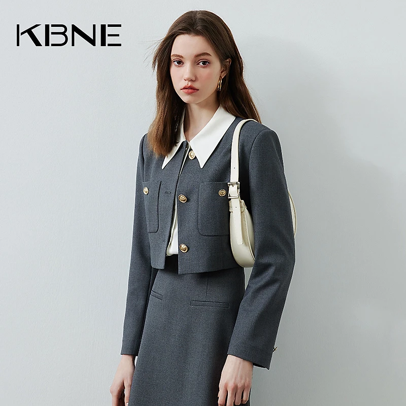 外套女短款小个子独特超好看kbne2025春季新款爆款高级感流行上衣