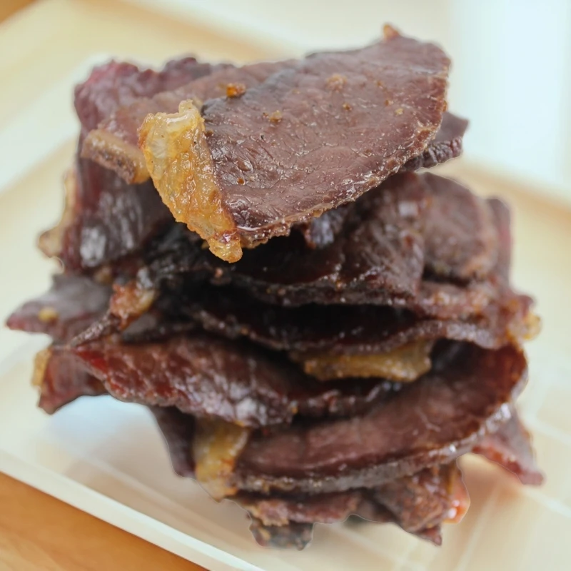 云南黄牛肉牛干巴风干腌制腊牛肉炒菜干手撕正宗传统肉质好吃口感