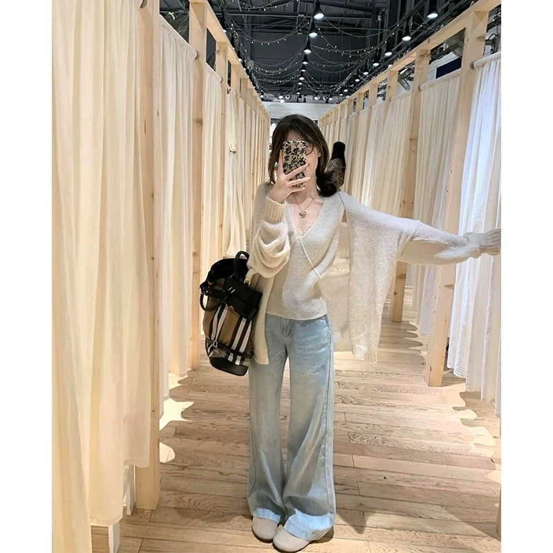 Cette Saison 温柔奶欲绵羊毛套装 开衫背心  CS-3AKJ322