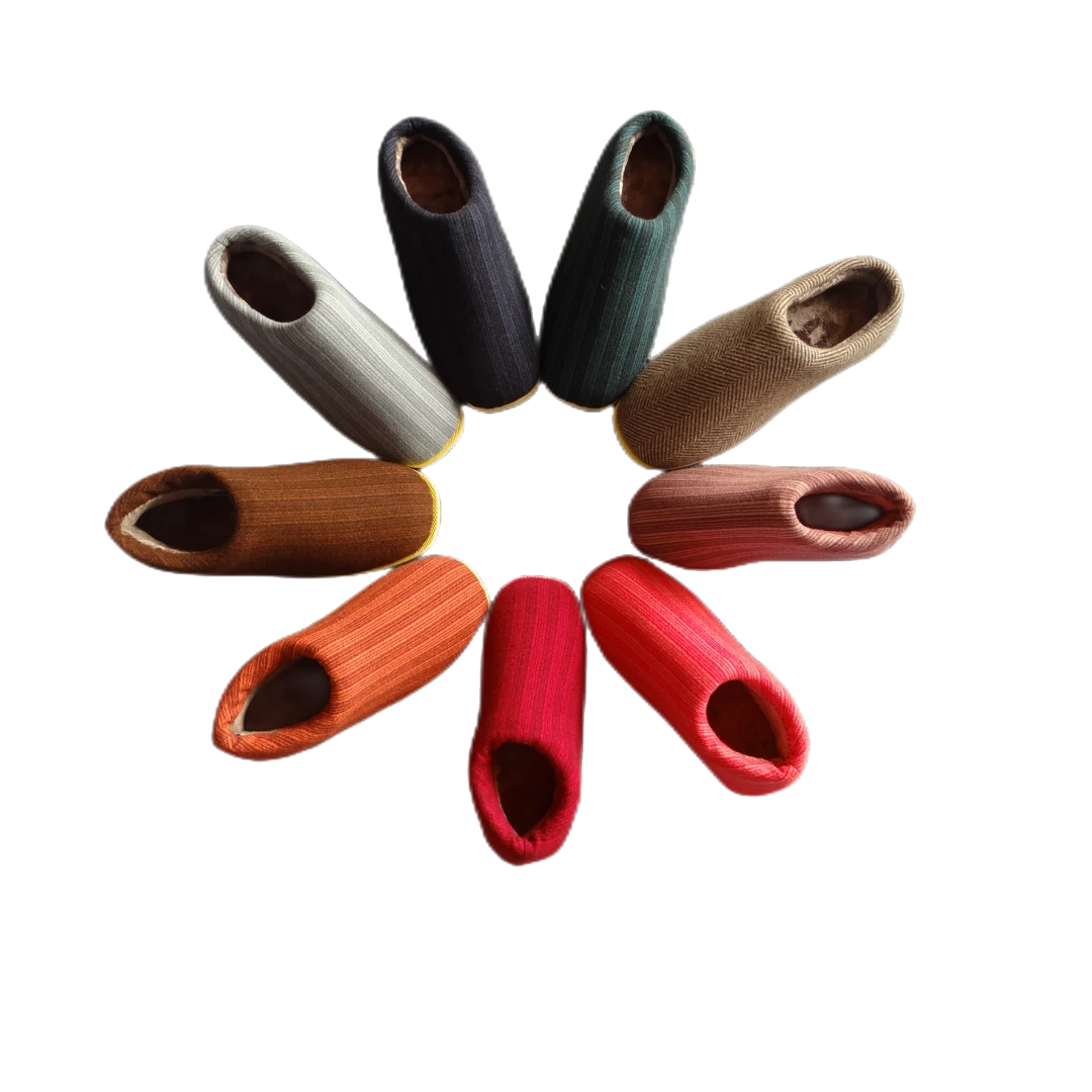 加厚秋冬保暖成品棉鞋拖鞋不是材料包 买五送一