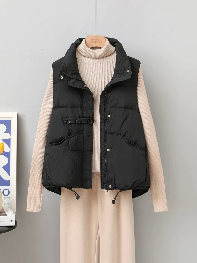 D230女装冬季高货棉马甲9917