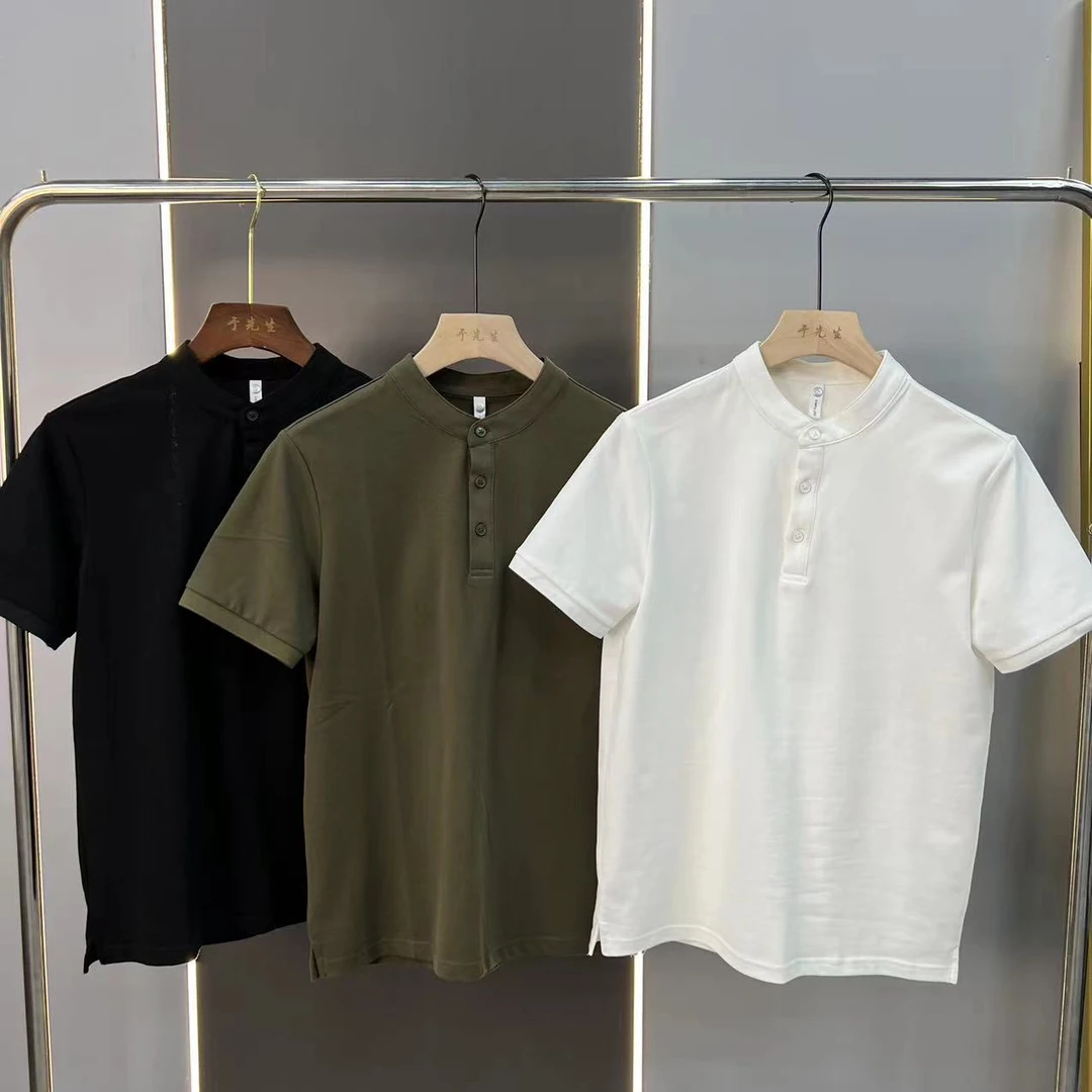 男士高品质男士时尚立领Polo衫95032百搭