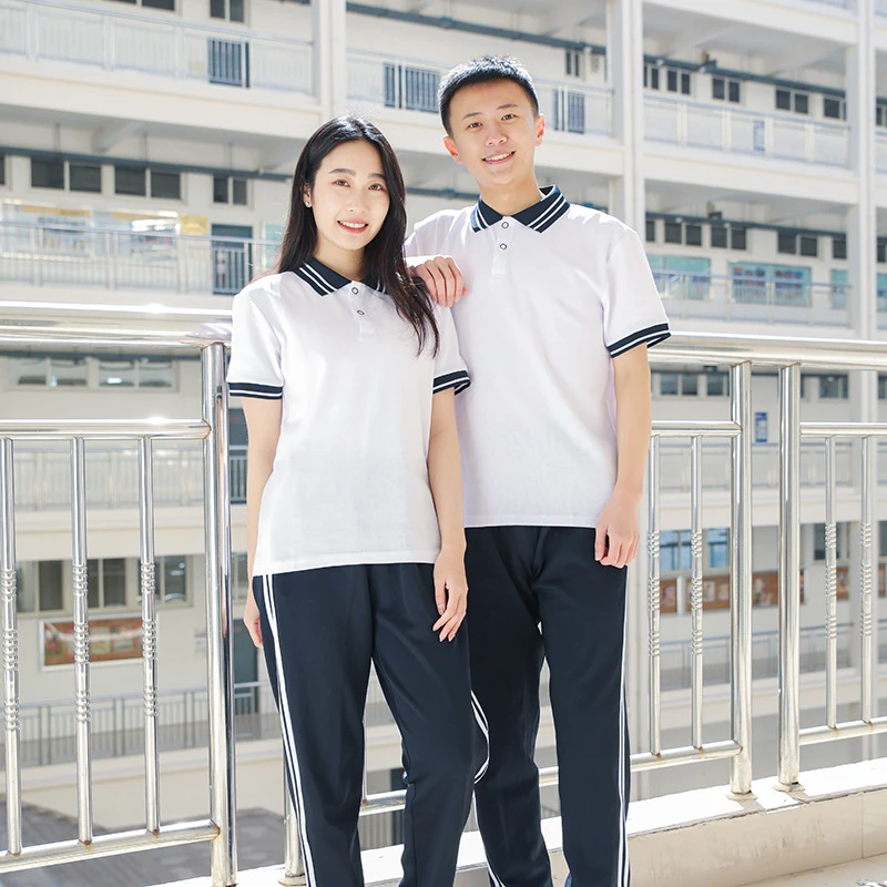 毕业班服学院风高中生校服套装中学生夏季初中生运动会合唱服夏装