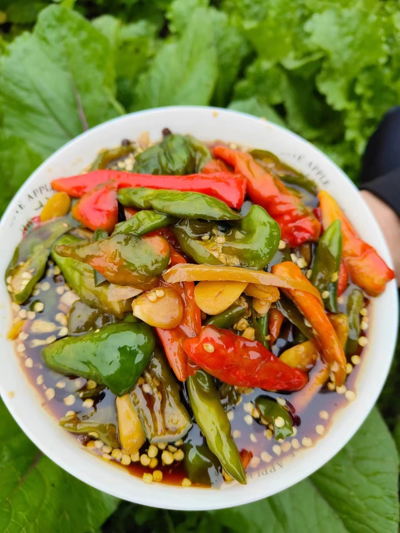 【脆皮泡椒500g袋装】手工腌辣椒酸辣甜口开胃下饭脆爽特辣500g/袋