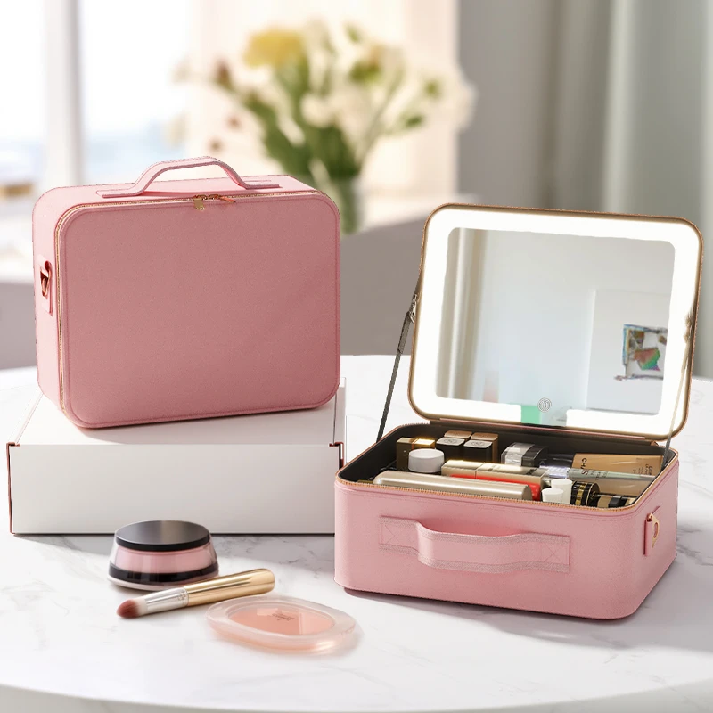 OBOX箱包户外轻便便捷带镜子时尚大号大容量简约收纳时髦好物