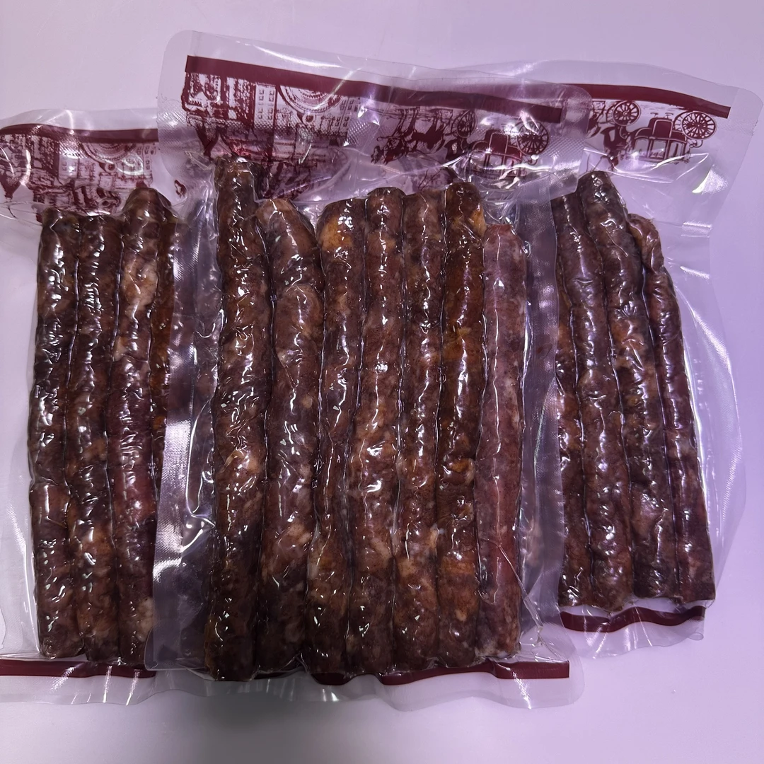 东北粮食猪自灌干肠顺丰发货粮食猪笨猪肉自灌干肠