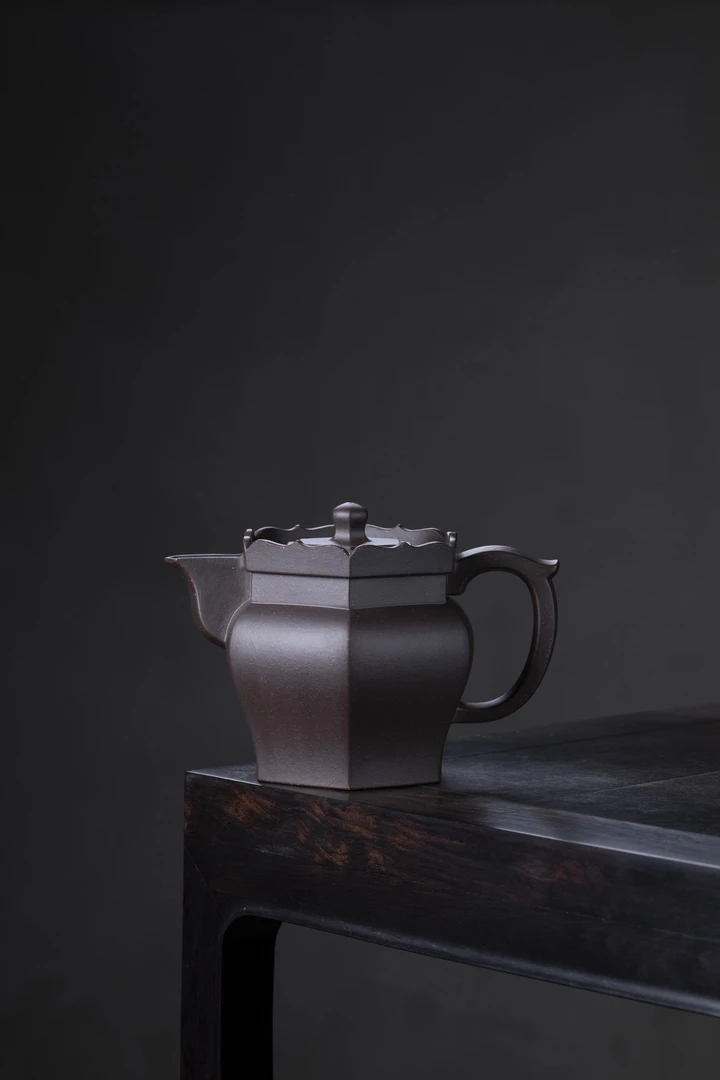 僧帽壶/龚杰 全手工制作/宜兴紫砂壶