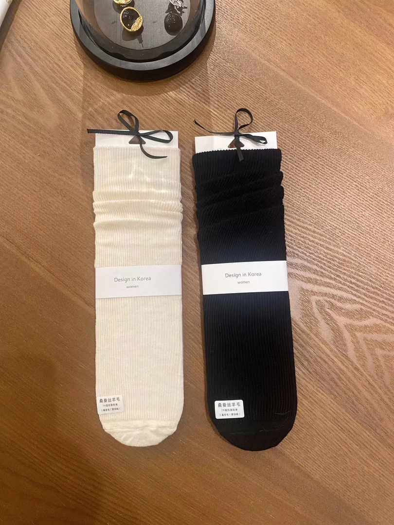 秋冬时尚百搭女士堆堆袜1007