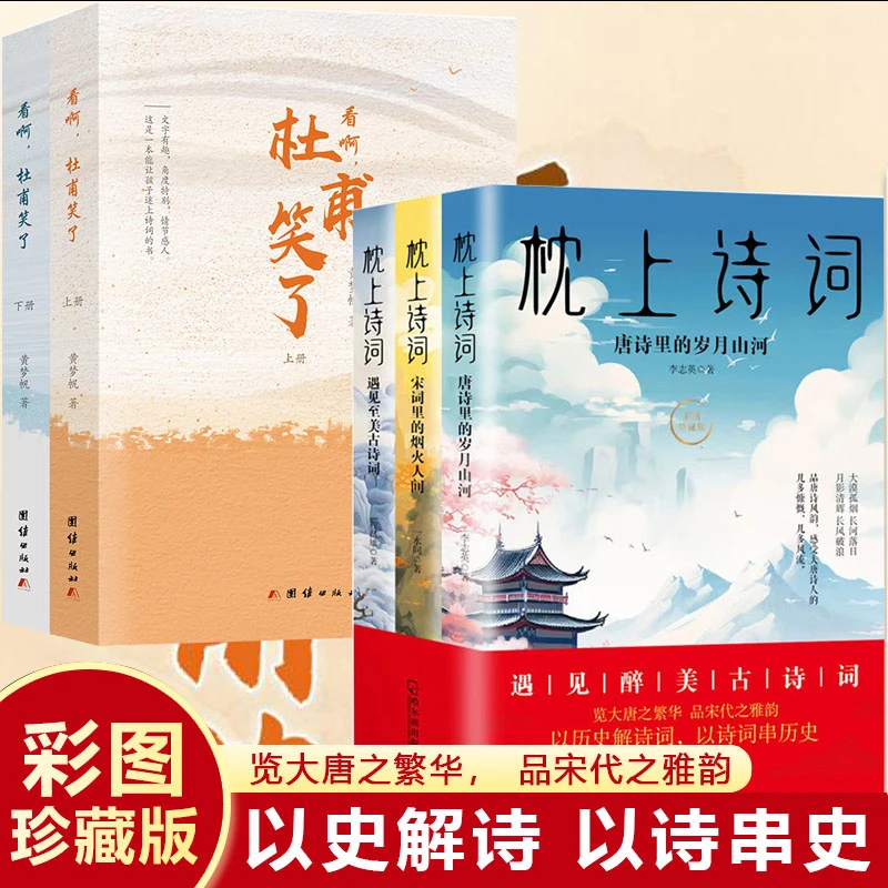 枕上诗词书系列唐诗里的岁月山河宋词里的烟火人间遇见至美古诗词