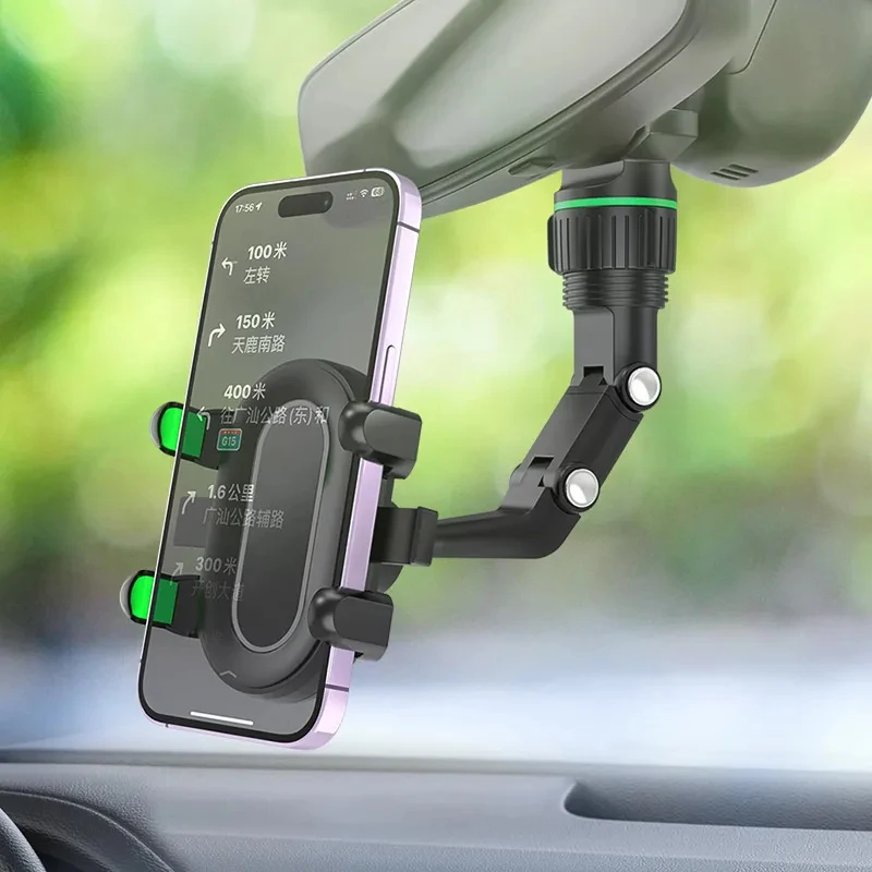 新款后视镜手机支架汽车导航多功能固定支撑架车载拍摄后排固定架