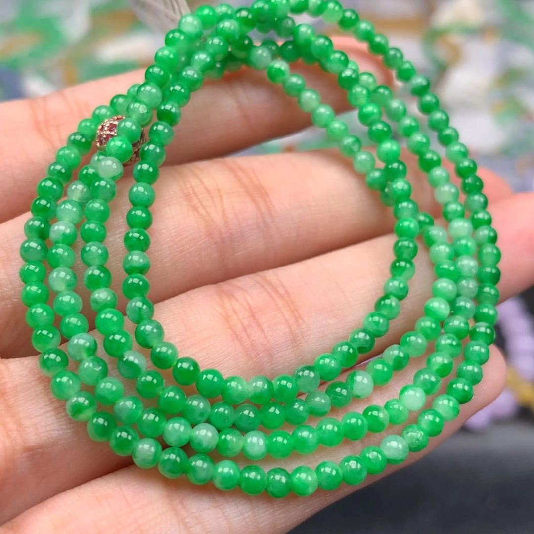 翡翠手链未镶嵌卡