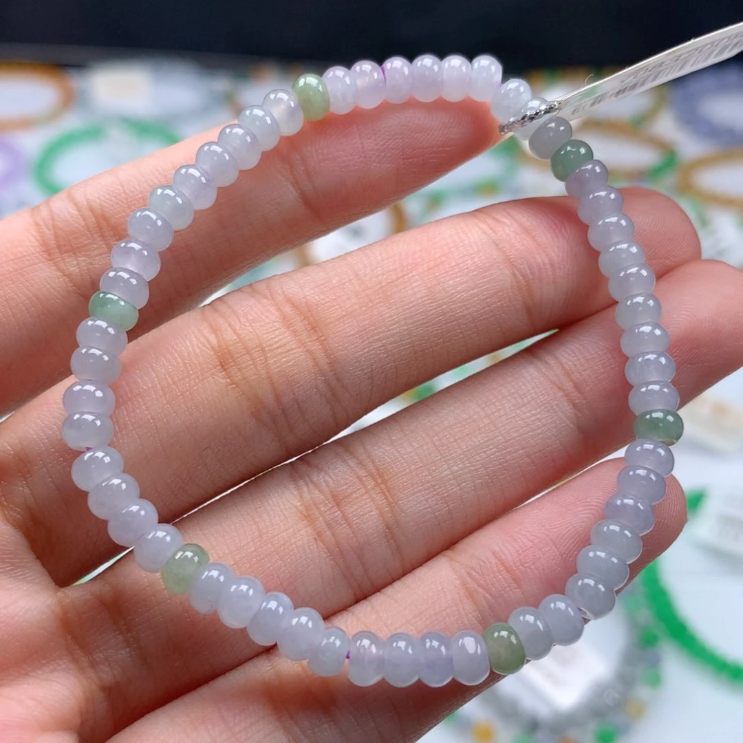 翡翠手链未镶嵌卡