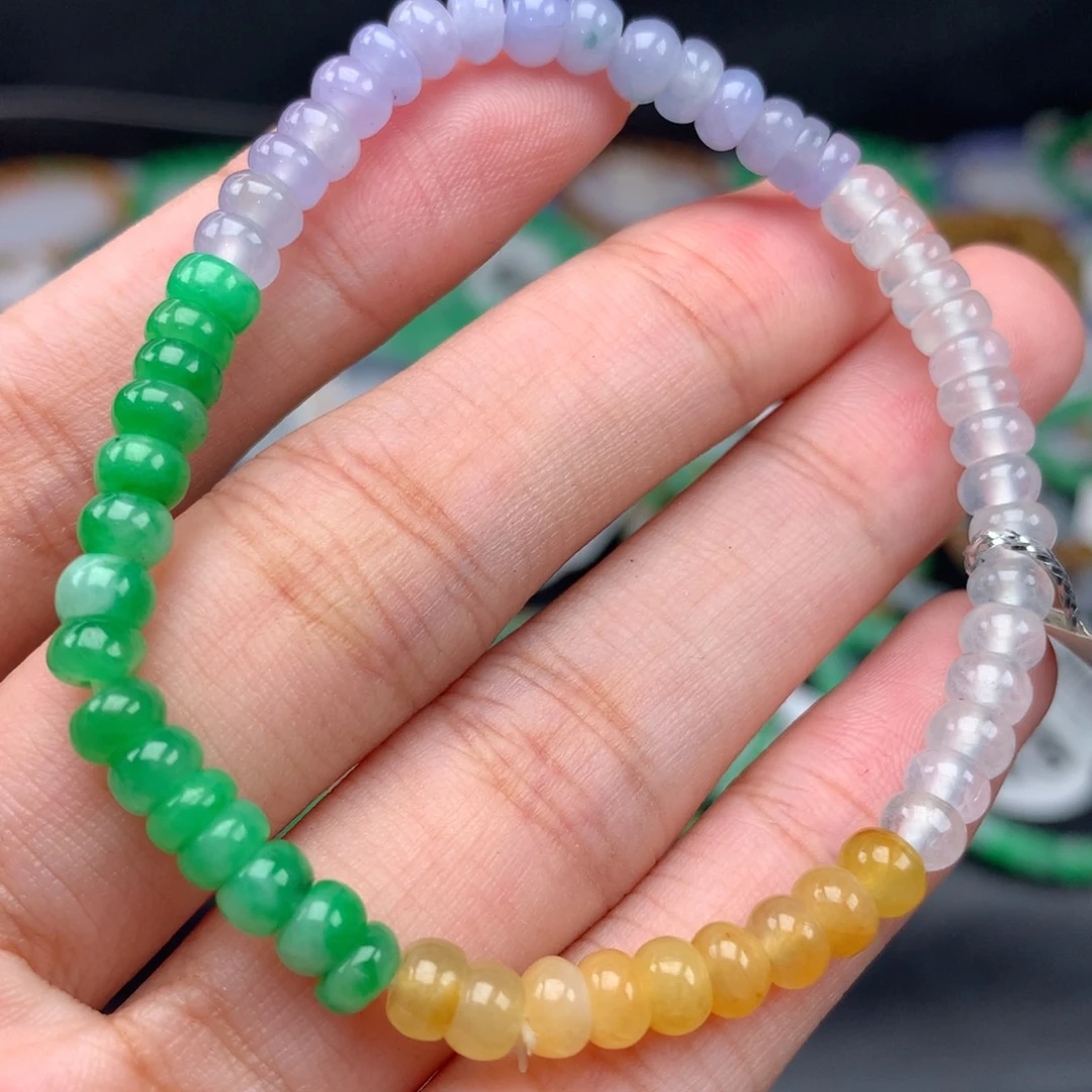 翡翠手链未镶嵌卡