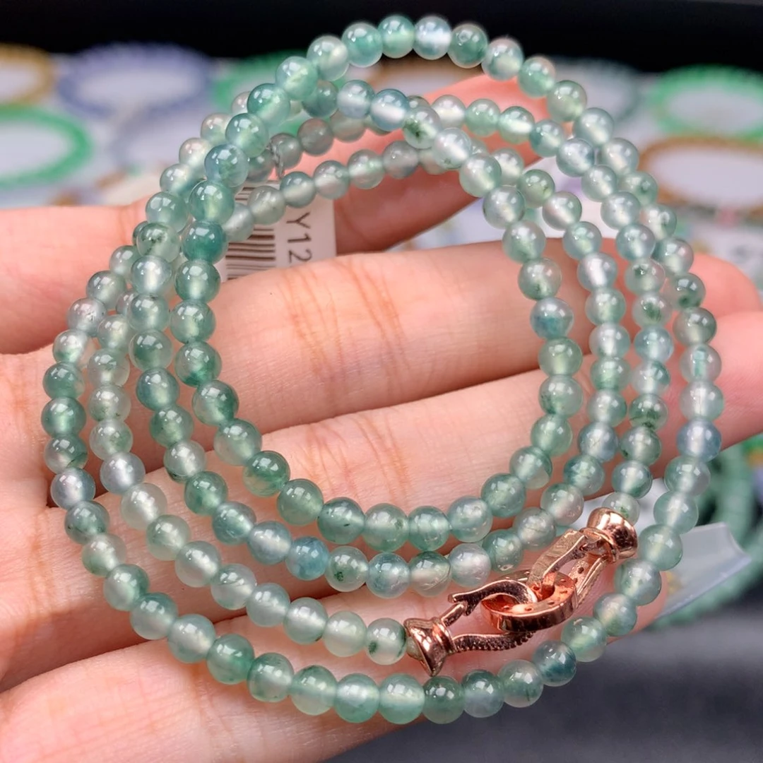 翡翠手链未镶嵌卡