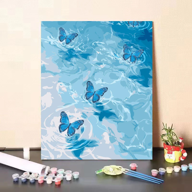 3040数字油画|diy填色涂色解压送人礼物手绘水油彩卧室客厅装饰画
