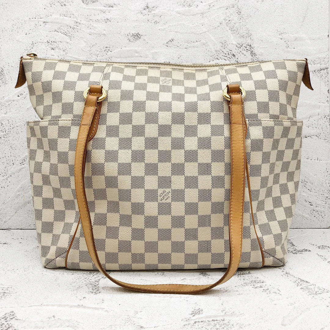 95新 LouisVuitton/路易威登 lv白棋盘单肩包24010006-08