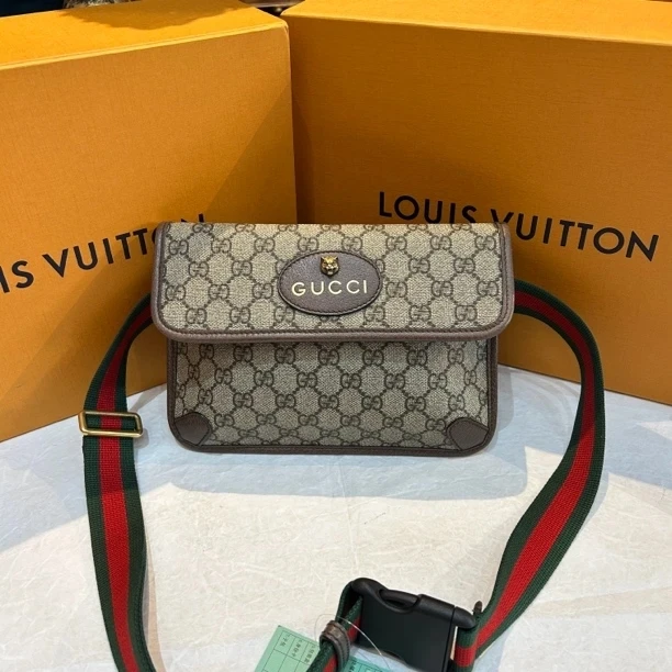 95新 GUCCI/古驰 Gucci虎头胸包24110016-03