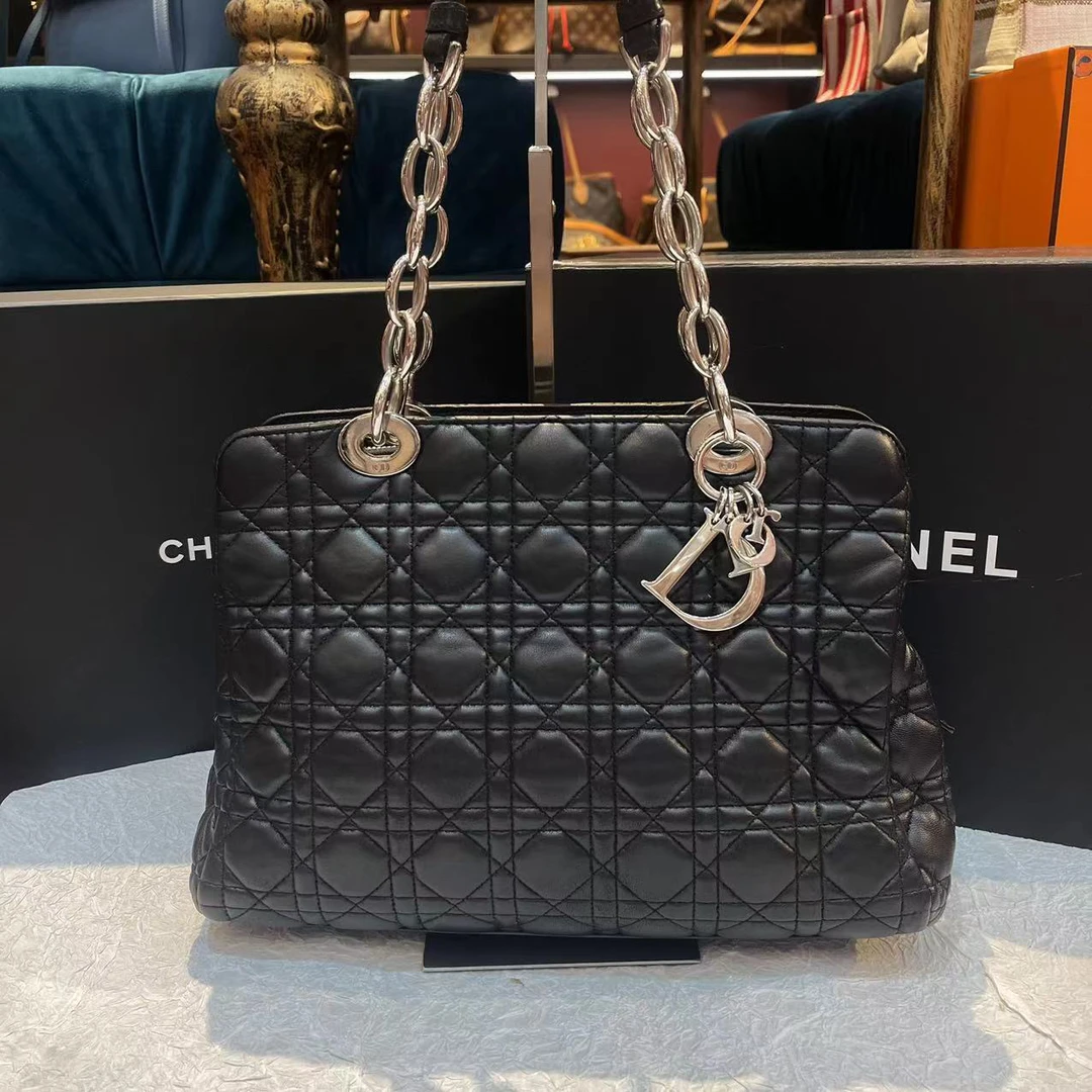 95新 DIOR/迪奥 Dior黑色单肩包24070156-01