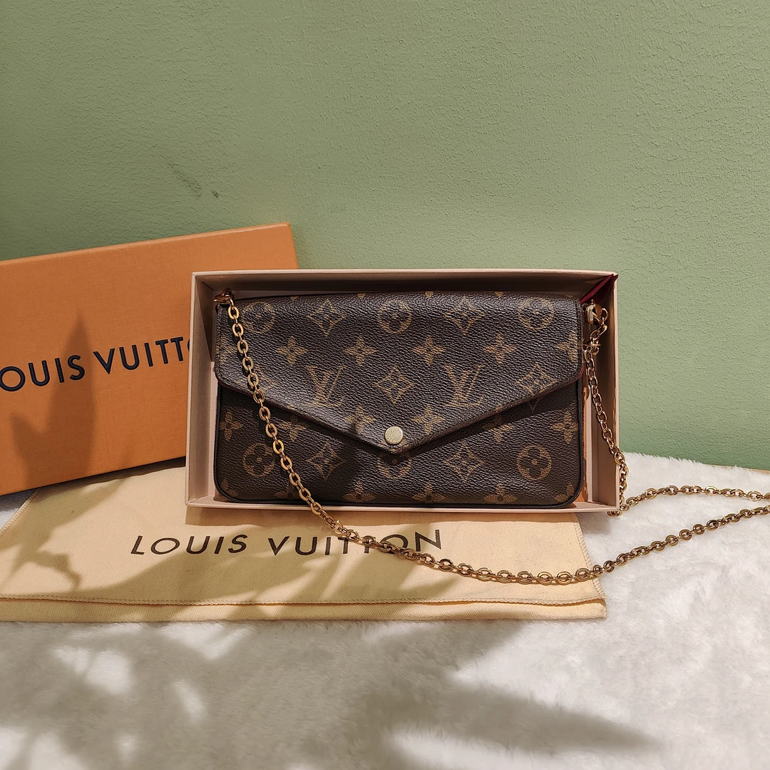 95新 LouisVuitton/路易威登 LV老花三合一斜挎包 24080131-07