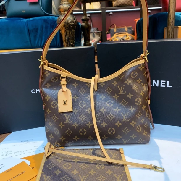 95新 LouisVuitton/路易威登 LV老花小号carryall 24080062-02