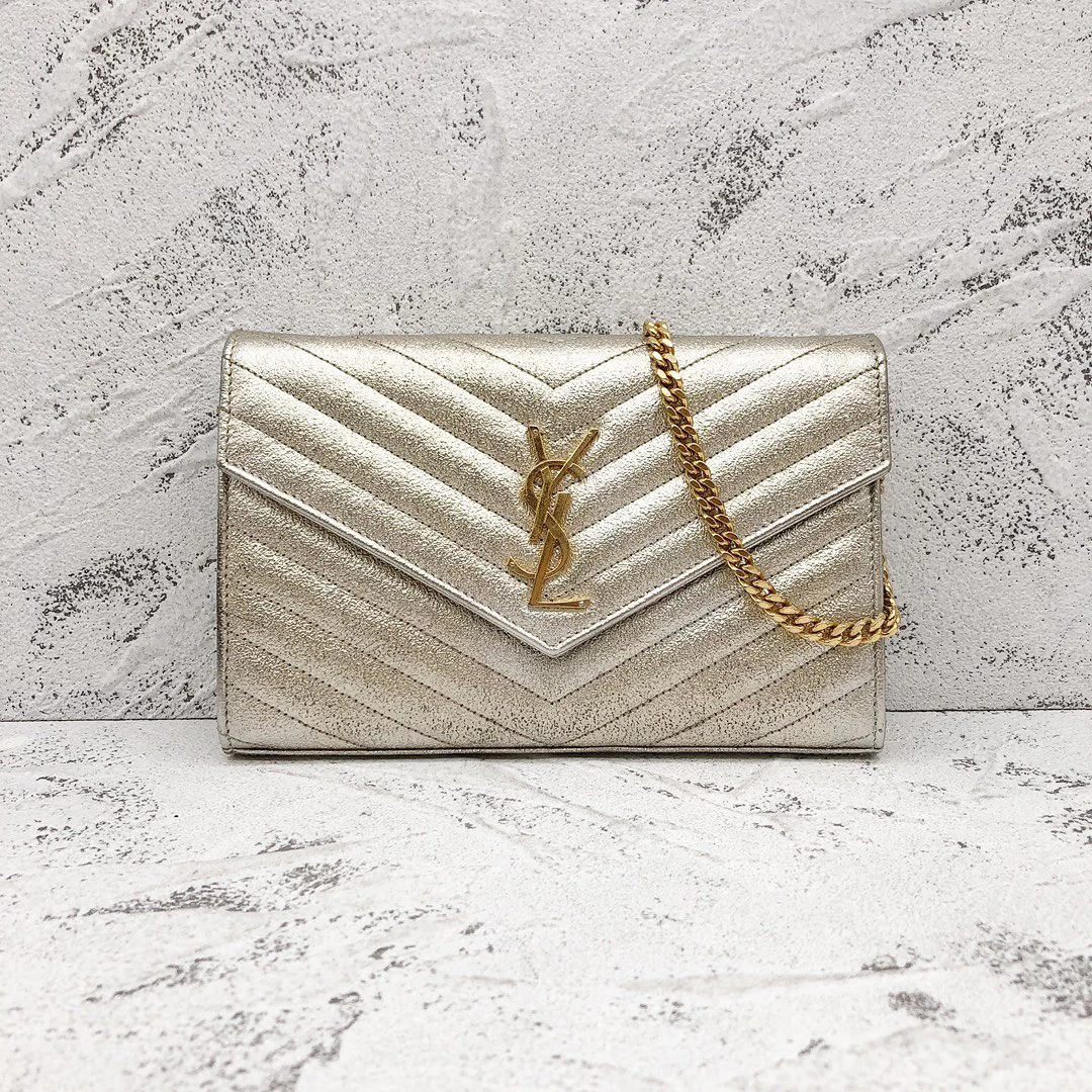 95新 YSL/圣罗兰 YSL金色信封woc23120115-01