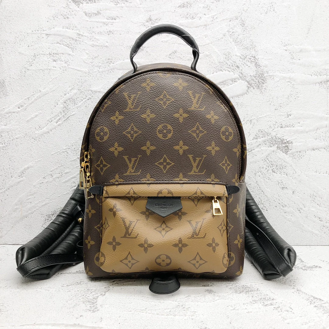 95新 LV lv老花拼色双肩包  24010124-01  20/10/30