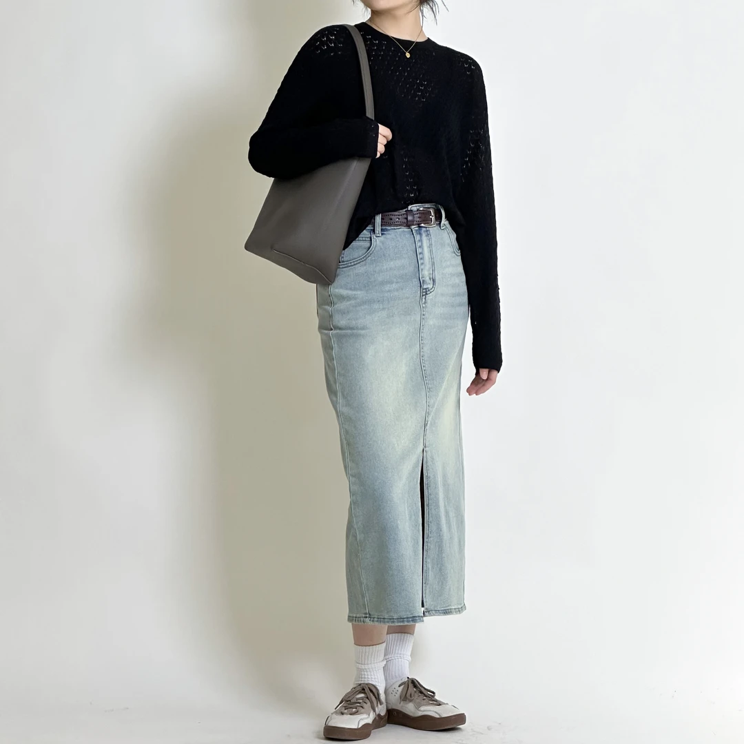 【半遮面】24春夏新品微透慵懒羊毛镂空短款针织罩衫朦胧松弛感1757