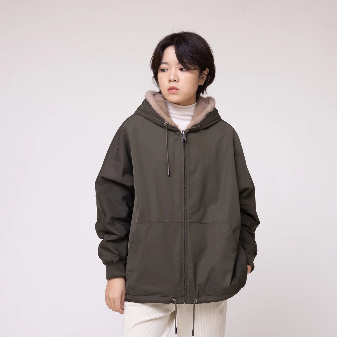 ANV22180-003ANV23118-003女款水貂大衣外套
