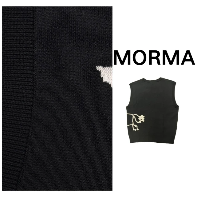 11【3519】休闲时尚百搭黑色针织马甲