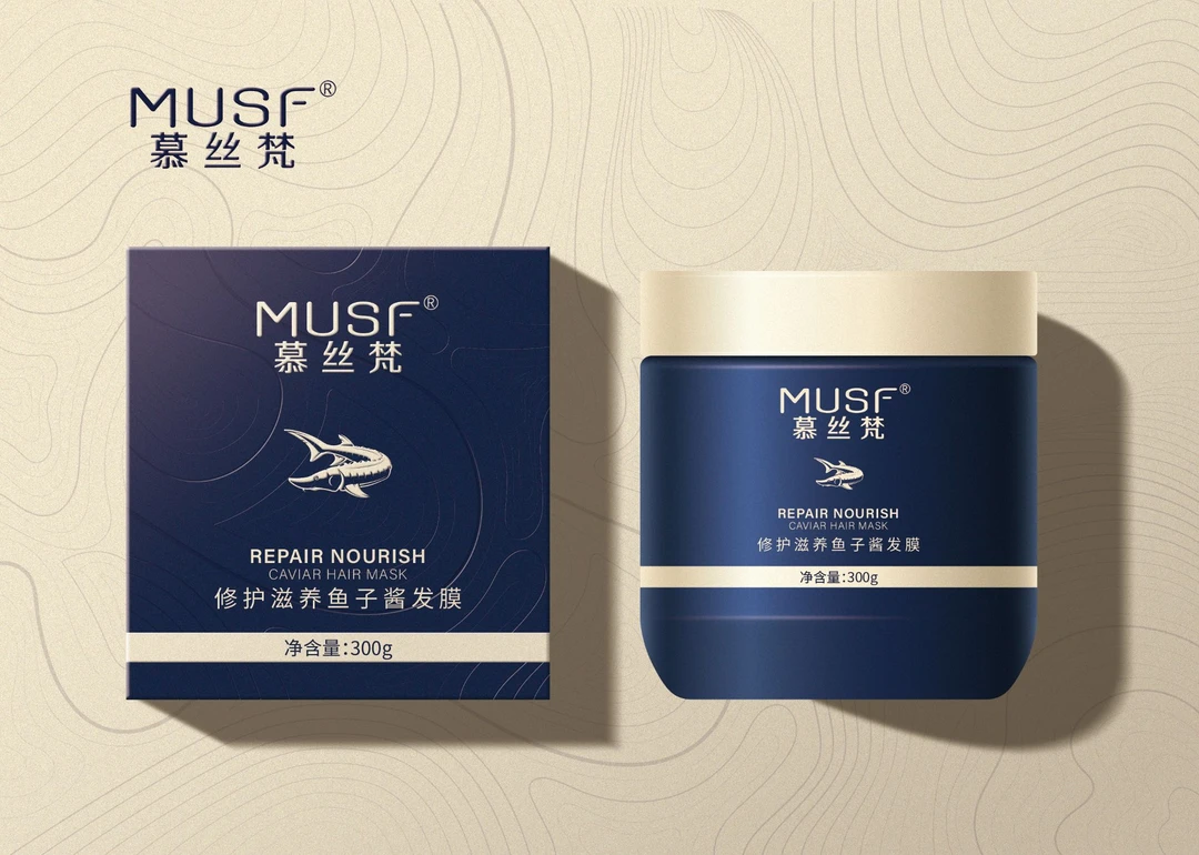 慕丝梵修护滋养鱼子酱发膜 （买一送一）