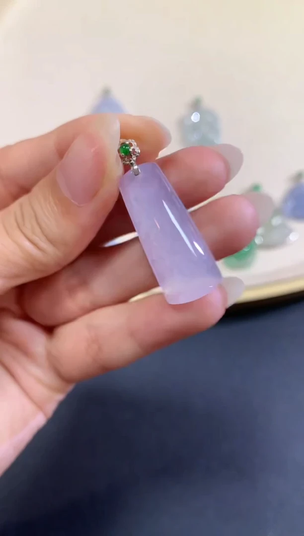 【闪购商品】翡翠吊坠(不含链)18K金镶嵌C875|1380+0