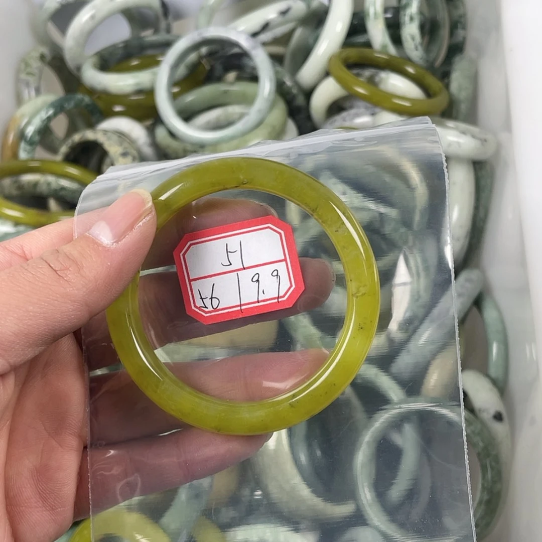 【闪购商品】蛇纹石玉手镯合金