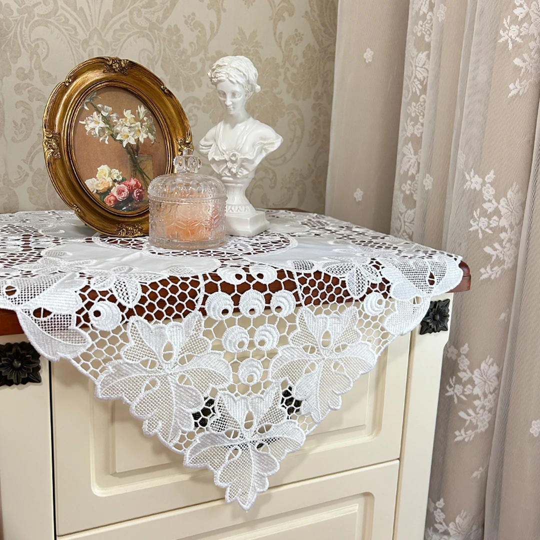60方形盖巾蕾丝盖布加湿器防尘布