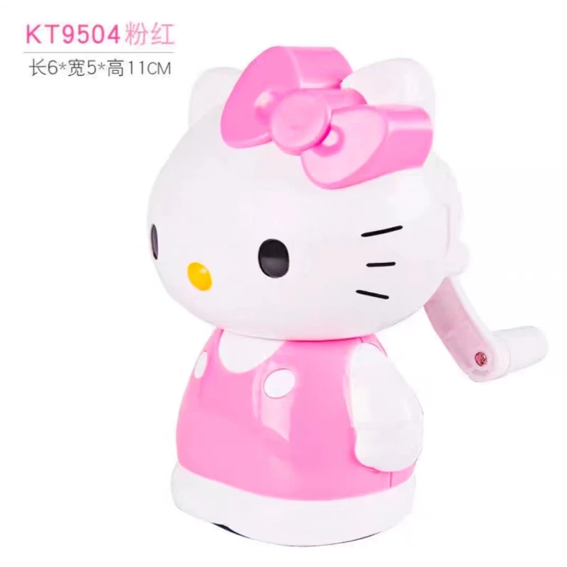 PF到手4个HelloKitty卡通可爱手摇削笔刀KT9504