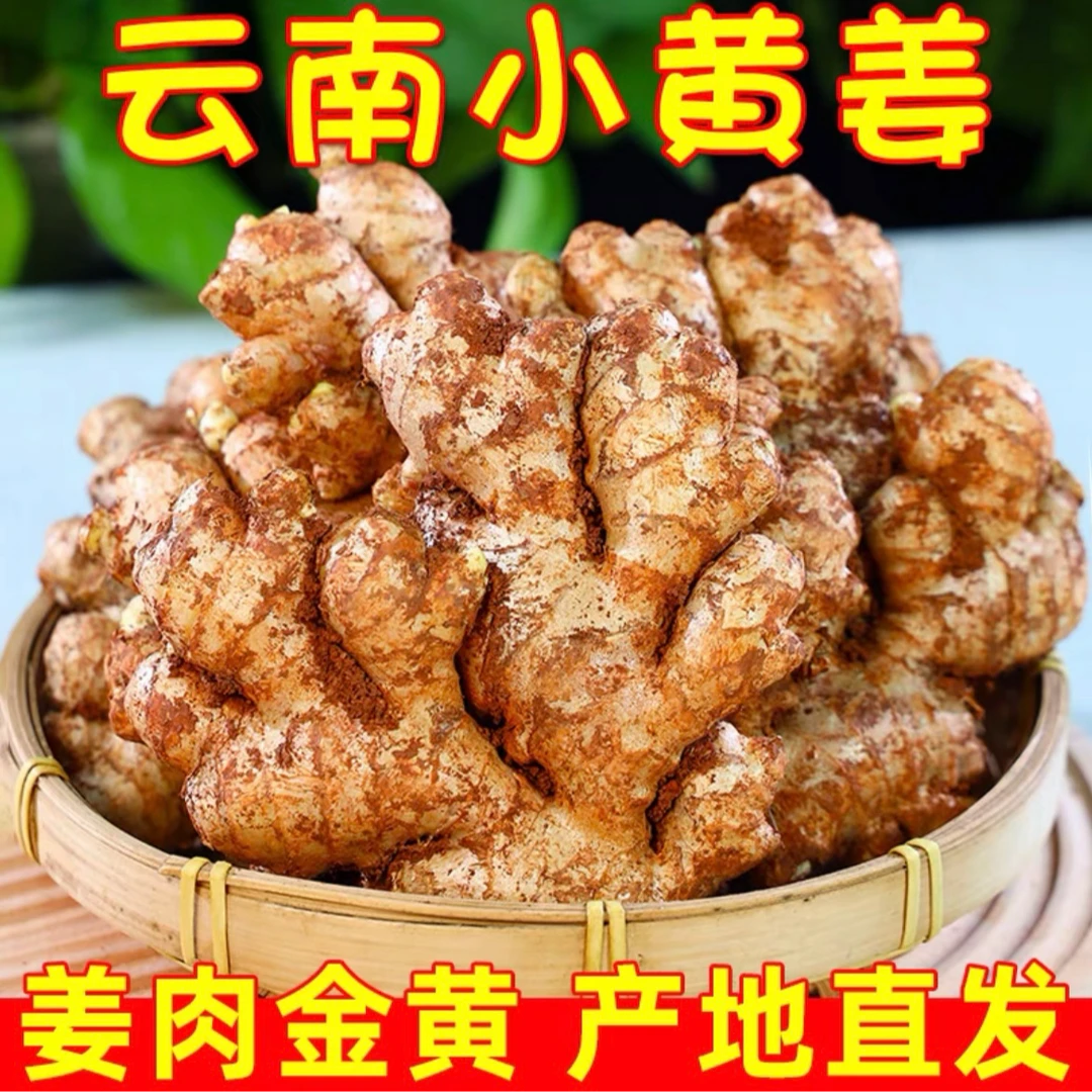 【2年老姜】选果荟云南小黄姜新鲜生姜嫩姜现挖高山沙姜土姜