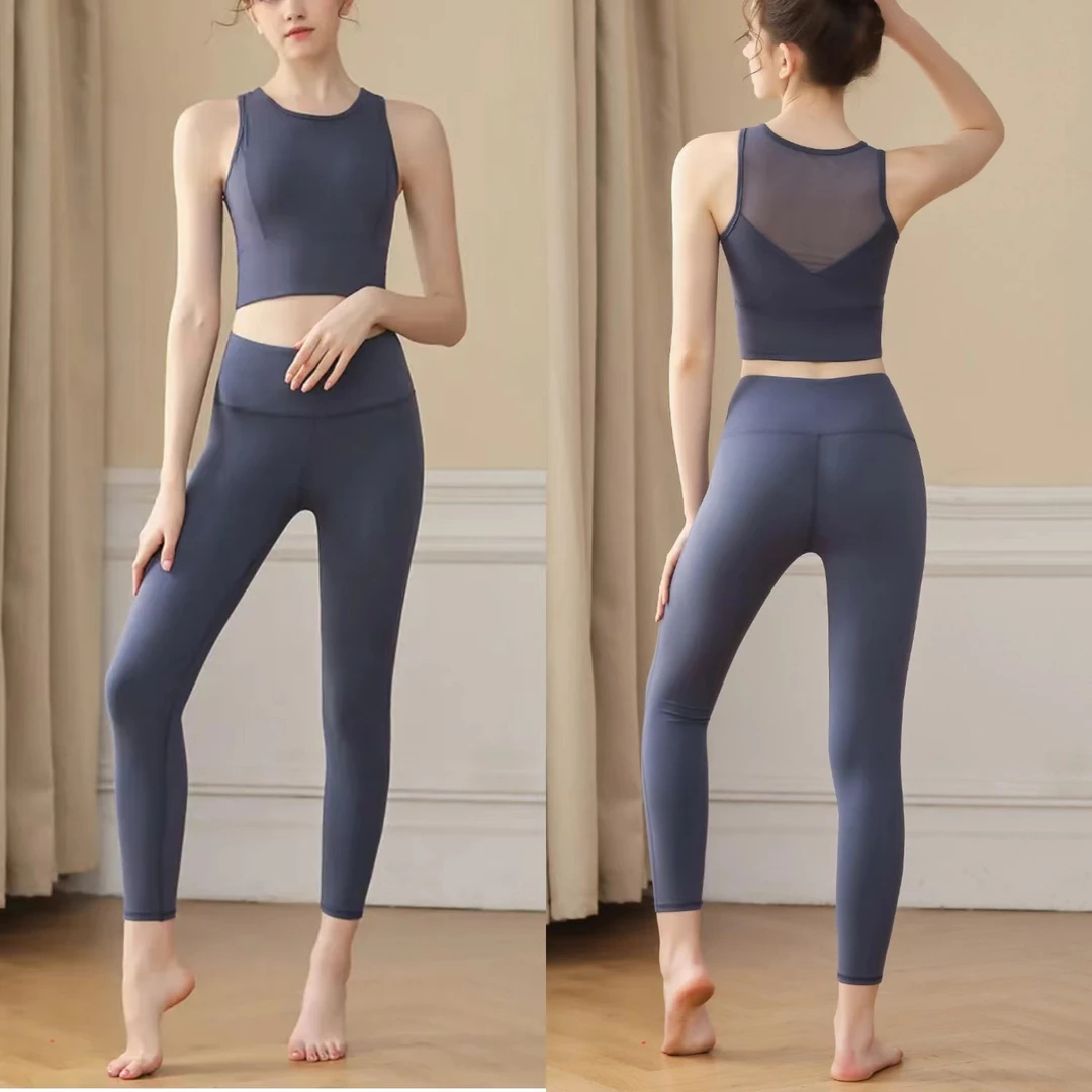 全包裹收副乳莱卡瑜伽服套装80