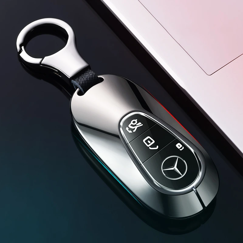 2023款奔驰GLC300L钥匙套GLC260 C260L高级感S级S400车AMG壳包扣