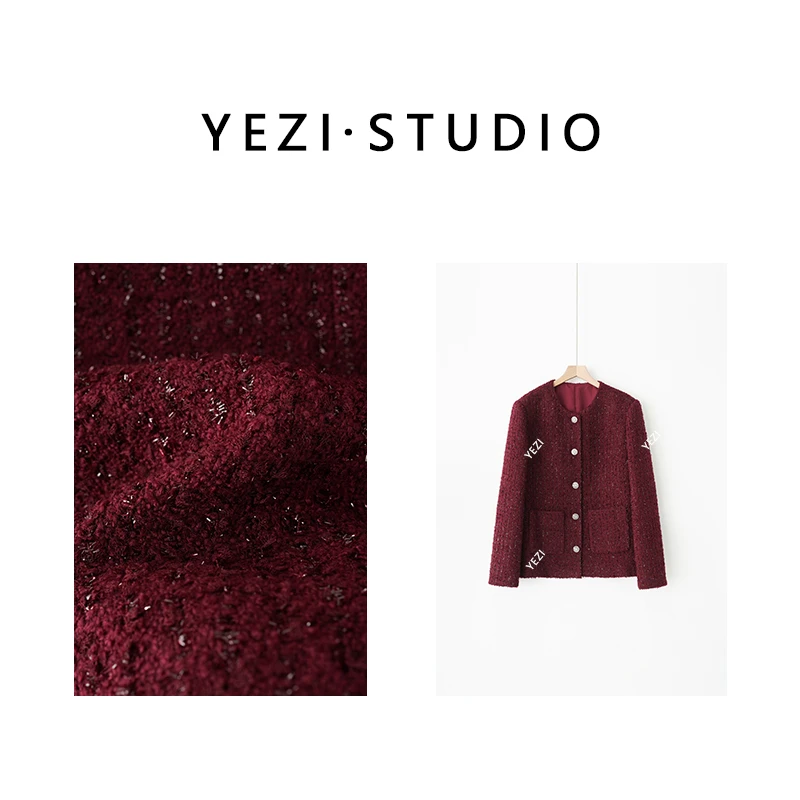 【C位担当】定织定染亮丝花纱极简气质轻奢小香24310755-8/21