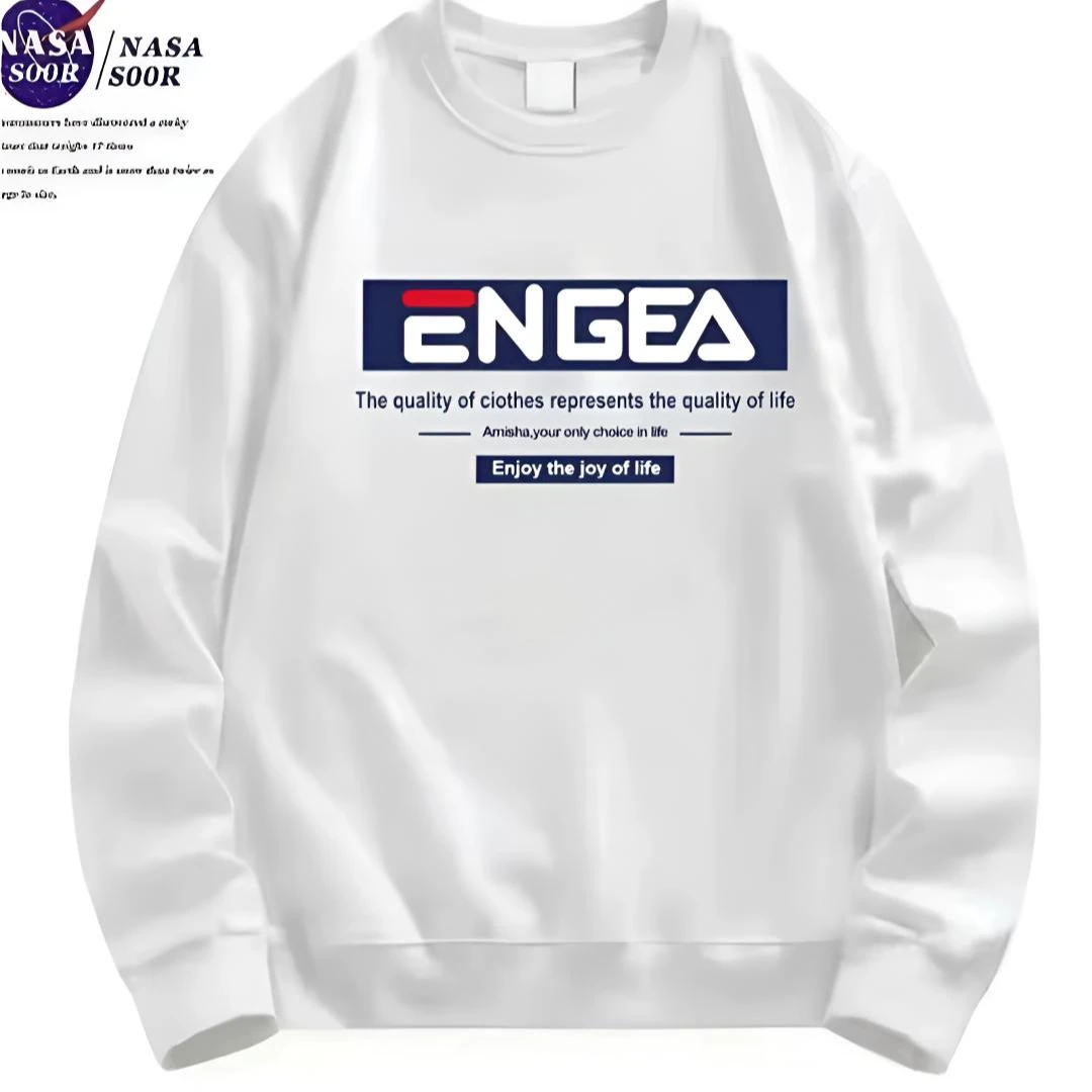 【ENG】重磅肌理感卫衣男女同款秋冬新款长袖圆领时尚百搭韩版卫衣