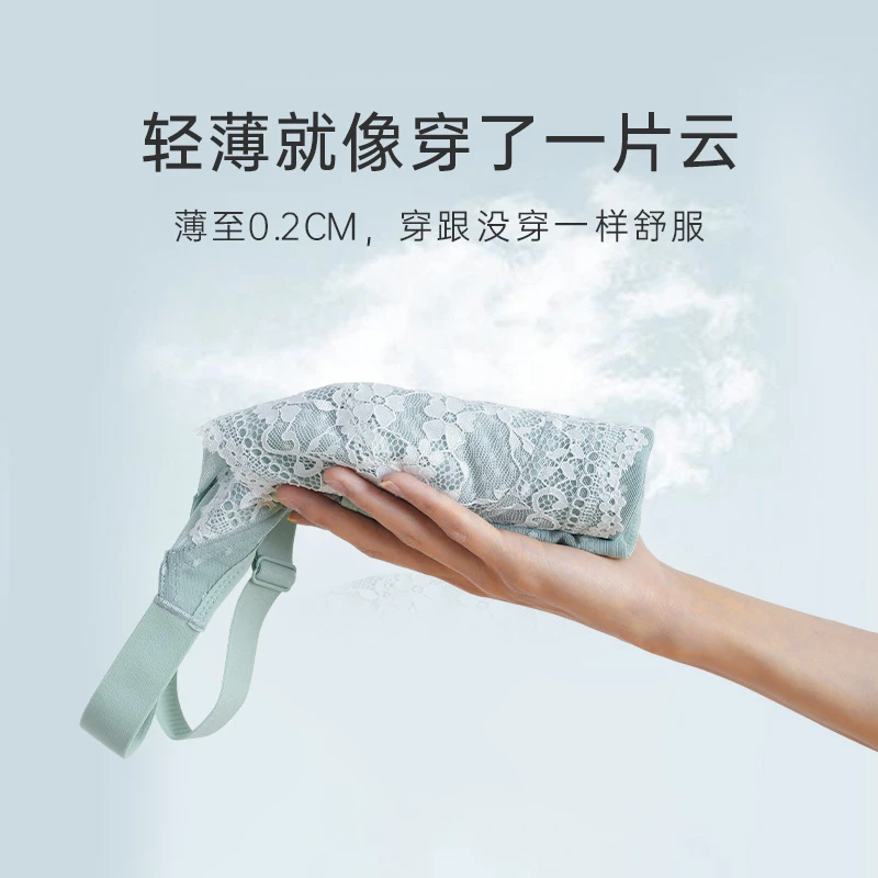 糖粒大码内衣女大胸显小调整型聚拢收副乳上托薄款性感文胸胸罩