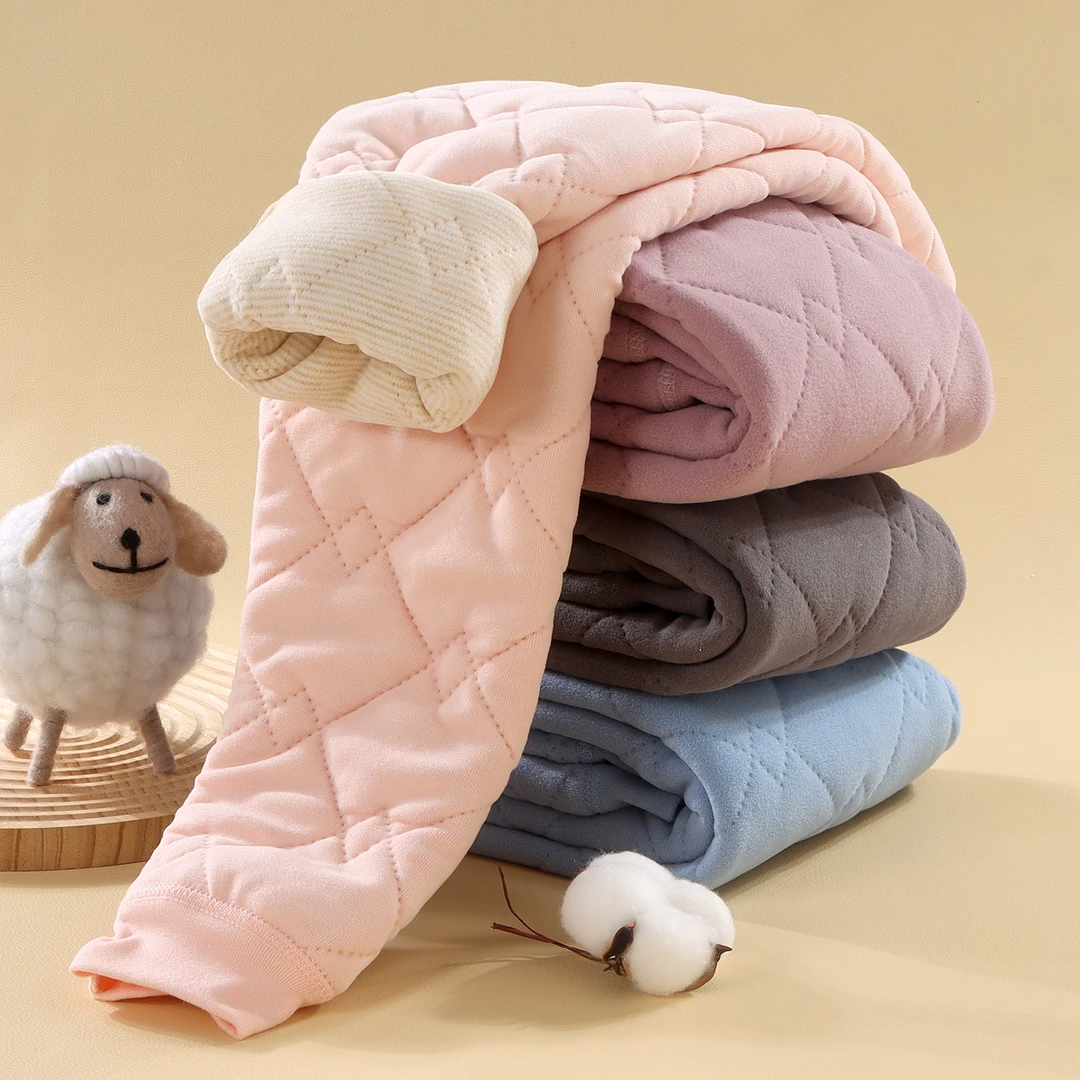 新款加厚校服神器儿童保暖裤秋冬上新内穿冬季三层夹绒