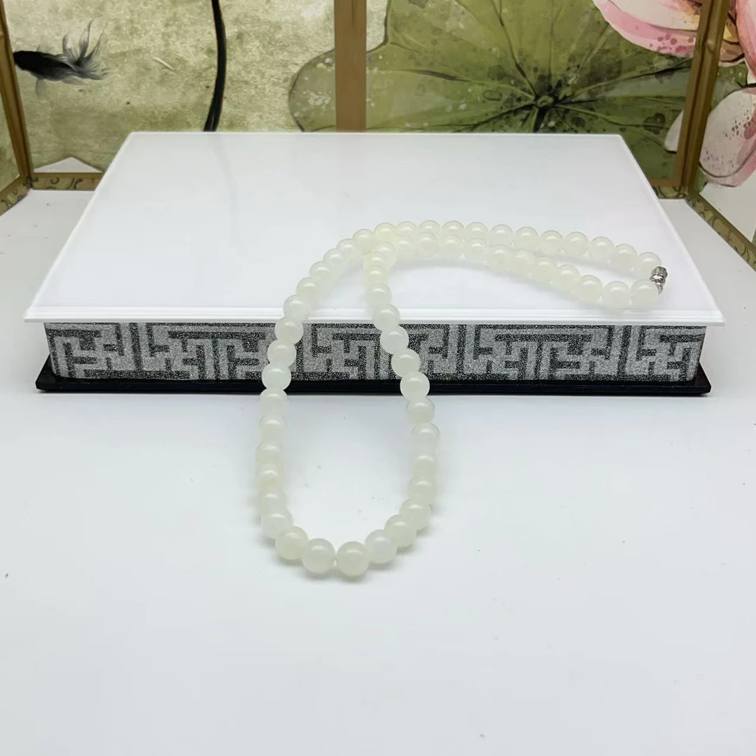 天然和田玉白玉项链 H942—多样性发
