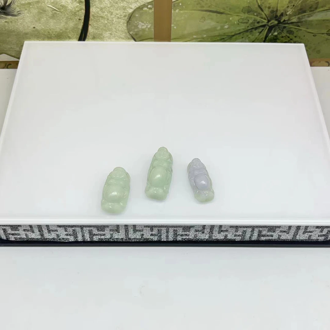 天然缅甸a货翡翠站佛吊坠 C181—多样性发一件