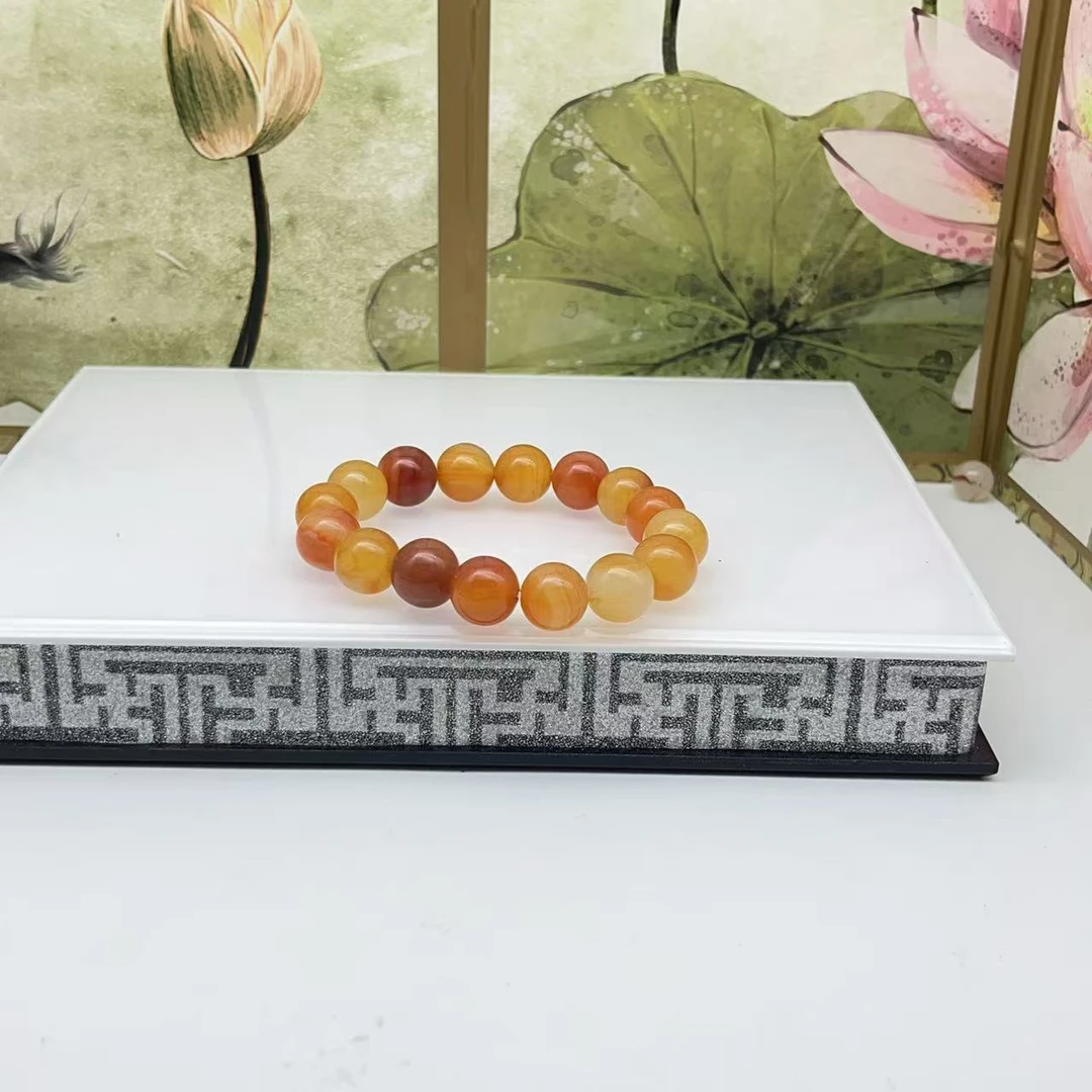 天然盐源玛瑙手串 D147—多样性发