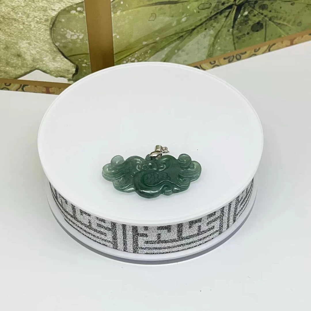 天然a货翡翠凤凰凤牌吊坠 C045—多样性发