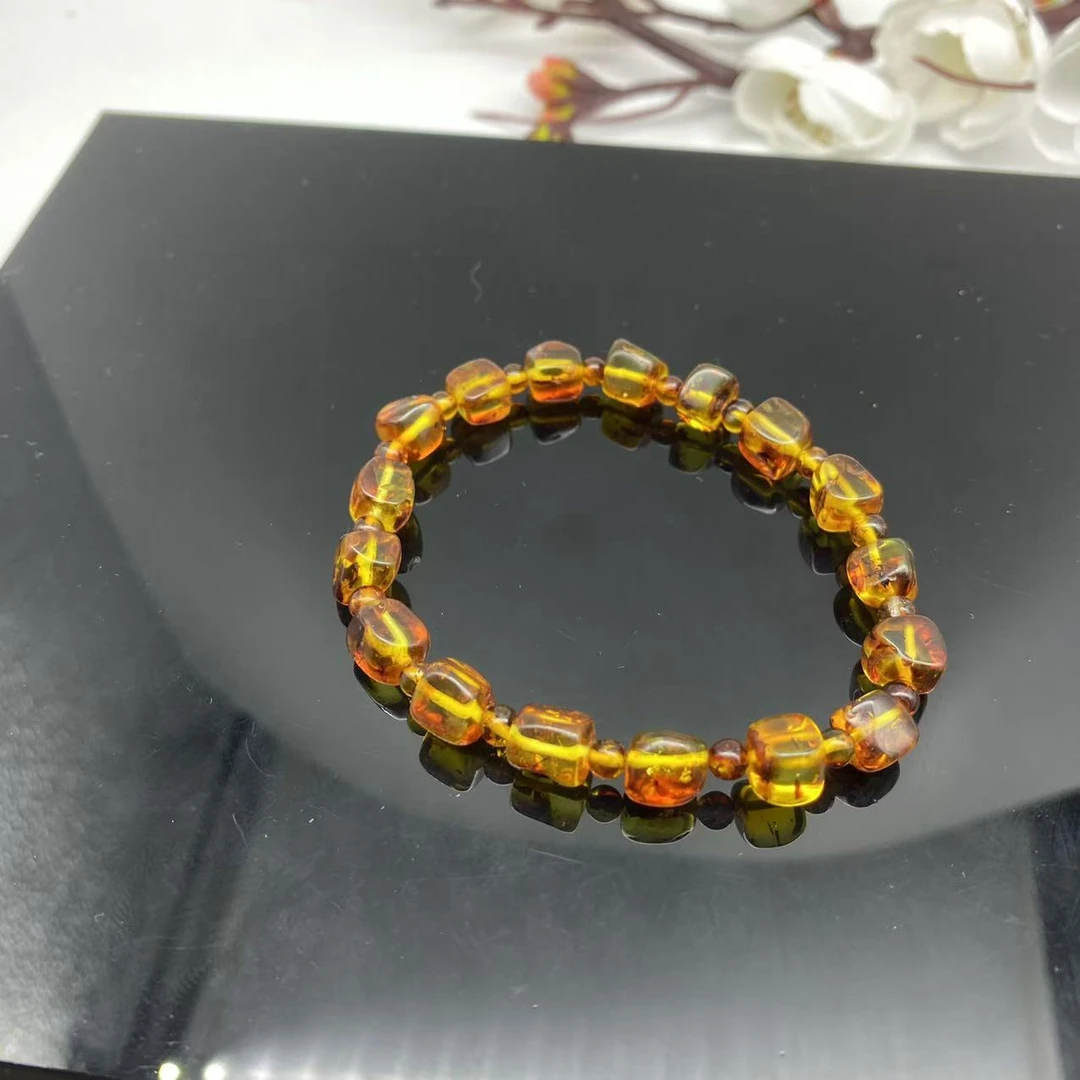 天然琥珀手串m821-多样性发