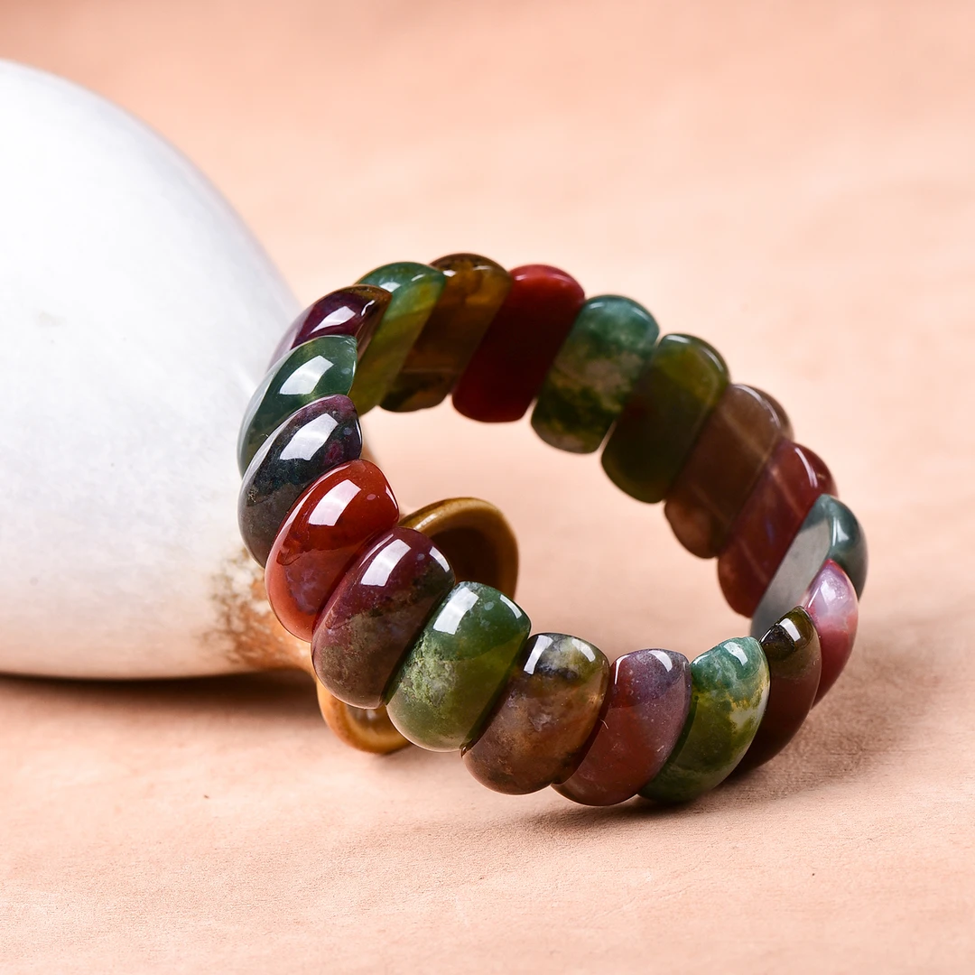 天然水草玛瑙甘文草玛瑙手排女款手链时尚精美款式 L325—多样性发